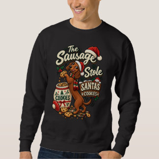 Moletom O Salsicha Roubou os Biscoitos do Papai Noel Dachs