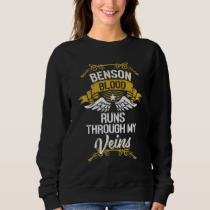 Moletom O Sangue De Benson Atravessa Minhas Veias