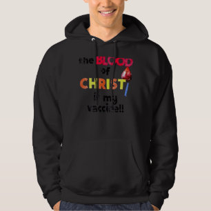 Moletom O Sangue Dos Cristos É Minha Vacina, Acredita Deus