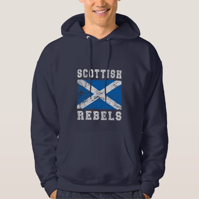 Moletom O Scottish revolta-se Hoodie (Frente)