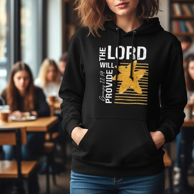 Moletom O Senhor Proverá Gênesis 22:14 Fé Cristã (Criador carregado)