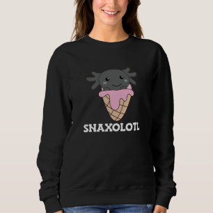 Moletom O Snaxolotl Axolotl Alinha Sorvete De Animais Doce