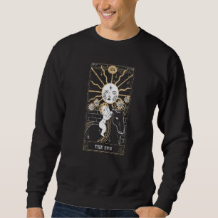 Moletom O Sol Cartão Tarot Vintage Astrologia Ocultismo Ca