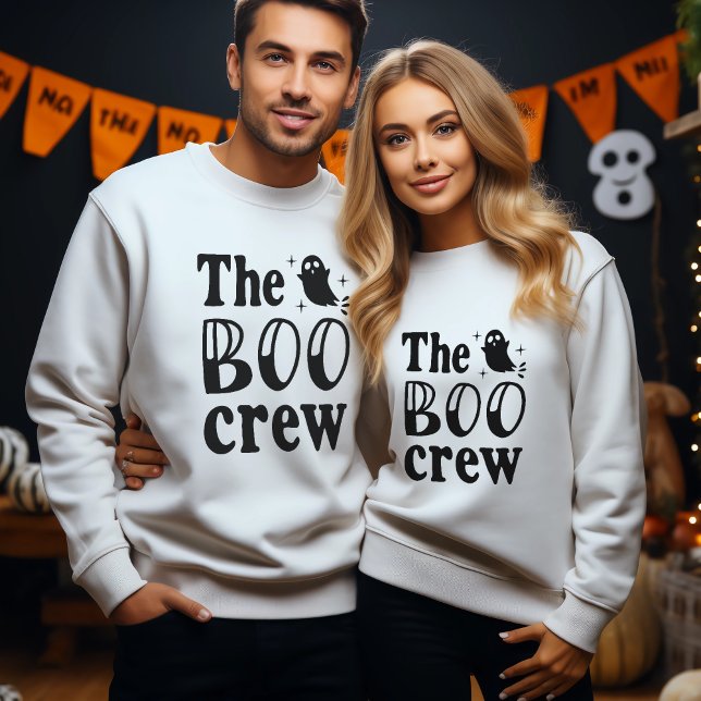 Moletom O Sweatshirt Do Boo Crew Halloween (Criador carregado)