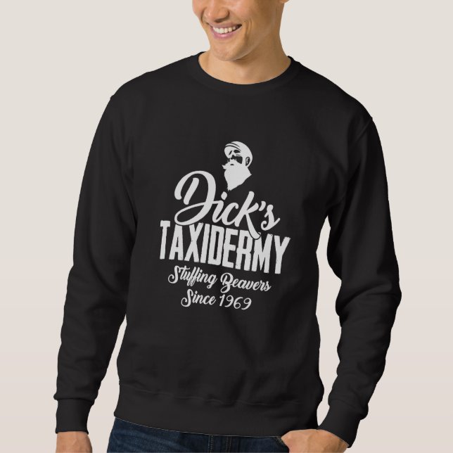 Moletom O taxidermia de Dick empalidece desde 1969 (Frente)