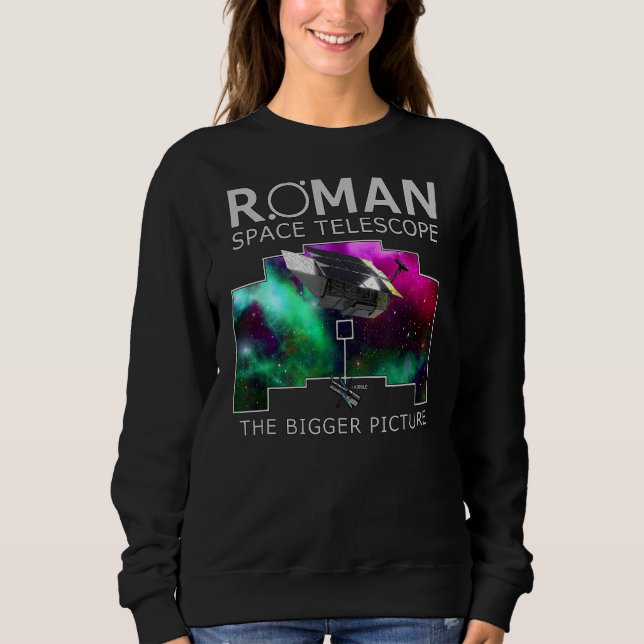 Moletom O telescópio espacial romano da NGRST Nancy Grace (Frente)