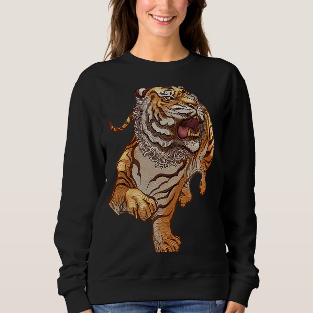 Moletom O Tigre Arriscado e Poderoso (Frente)