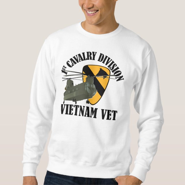 Moletom ø Veterinário de Cav Vietnam - CH-47 (Frente)