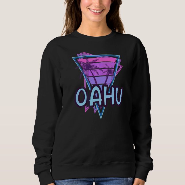 Moletom Oahu Vacation Vaporwave Aestética (Frente)