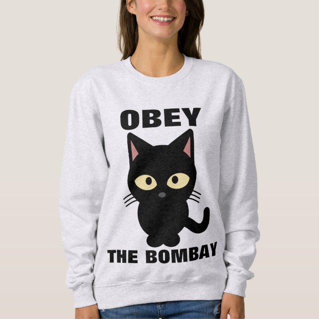Moletom OBEY THE BOMBAY Cat T-shirts (Frente)