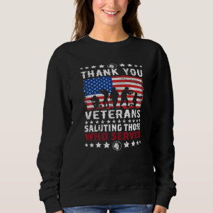 Moletom Obrigado Veteranos Apreciando Aqueles Que Serviram