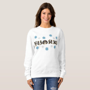 Moletom Obrigados Obrigado Penguin Winter Snowflake Holida