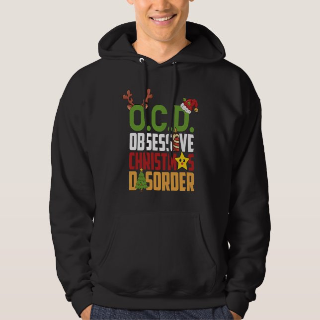 Moletom Obsessive Christmas Disorder OCD Xmas (Frente)