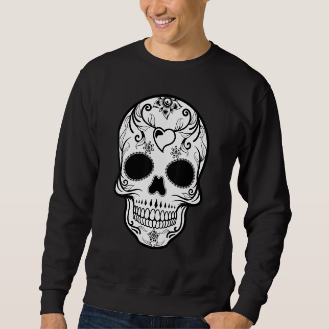 Moletom Occult Magic Day Of The Dead Skull (Frente)