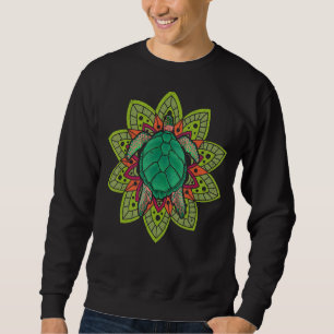 Moletom Ocean Animal Mandala Havaiana Tatuagem Turtle 1