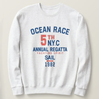 Moletom Ocean race water sport athletic varsity