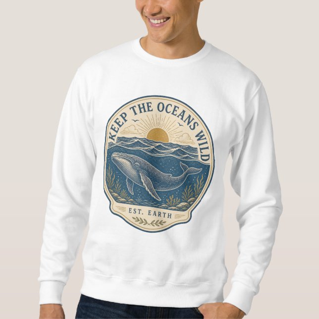 Moletom Oceanos Selvagens (Frente)