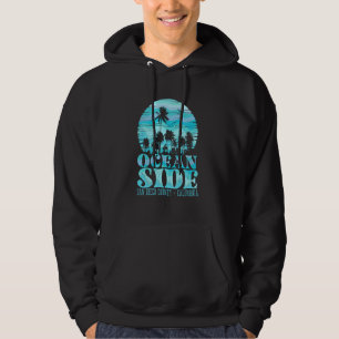 Moletom Oceanside Antigo Coqueiros de San Diego Vibrações