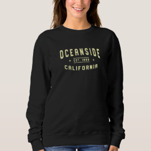 Moletom Oceanside California 1888 Ca American Oceansider U