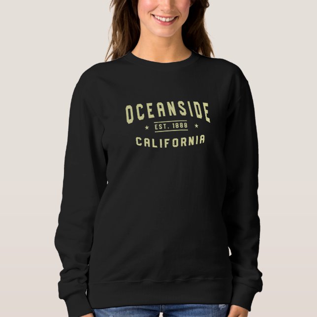 Moletom Oceanside California 1888 Ca American Oceansider U (Frente)