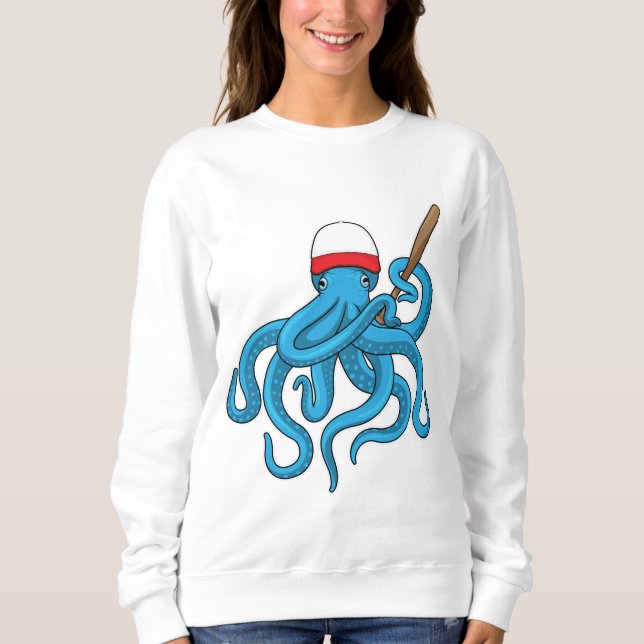 Moletom Octopus Baco-beisebol (Frente)