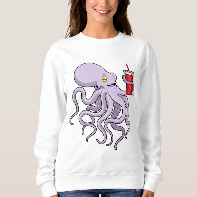 Moletom Octopus com caneta de Bebendo (Frente)