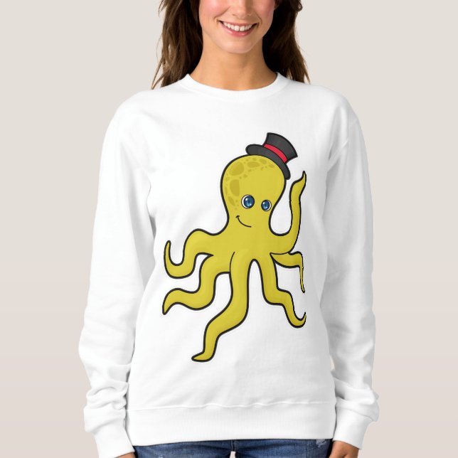 Moletom Octopus com chapéu (Frente)