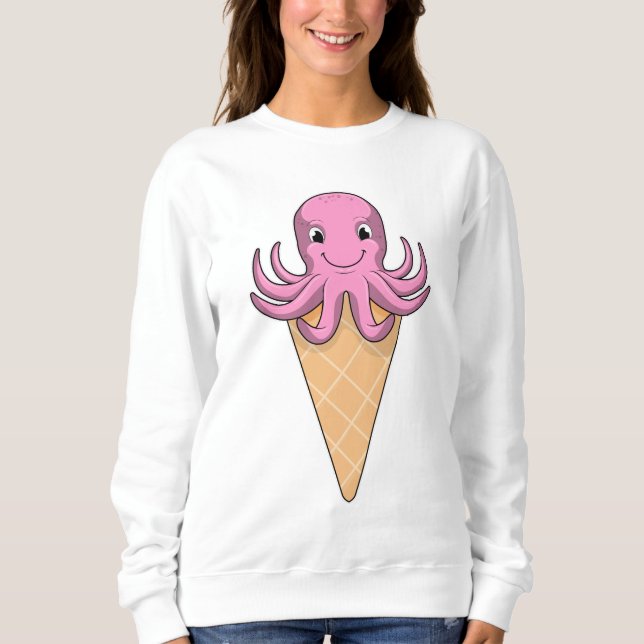 Moletom Octopus com cone de Sorvete (Frente)