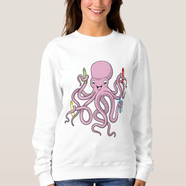 Moletom Octopus com Crayon (Frente)