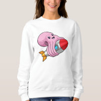 Octopus com foguete