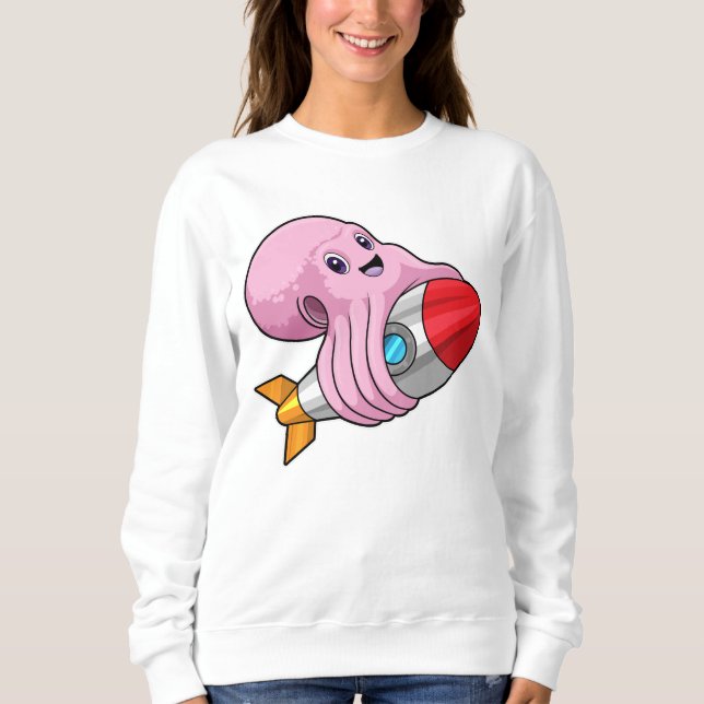 Moletom Octopus com foguete (Frente)