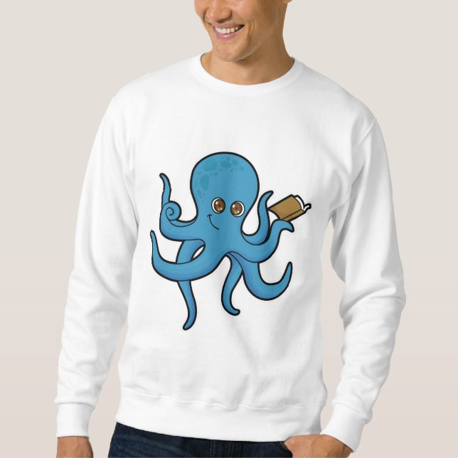 Moletom Octopus com Livro (Frente)
