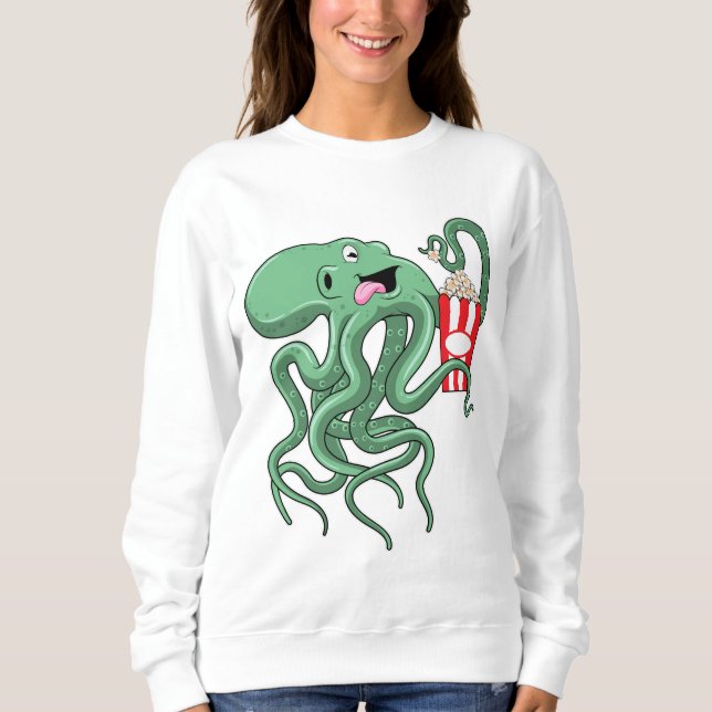 Moletom Octopus com pipoca (Frente)