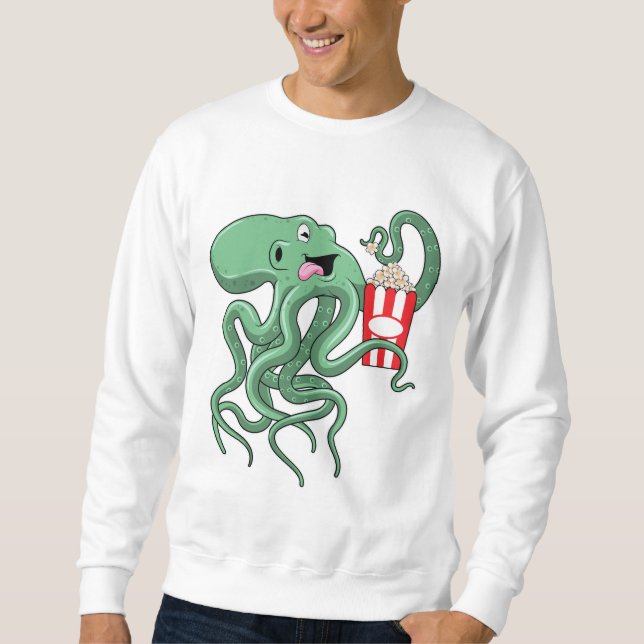 Moletom Octopus com pipoca (Frente)