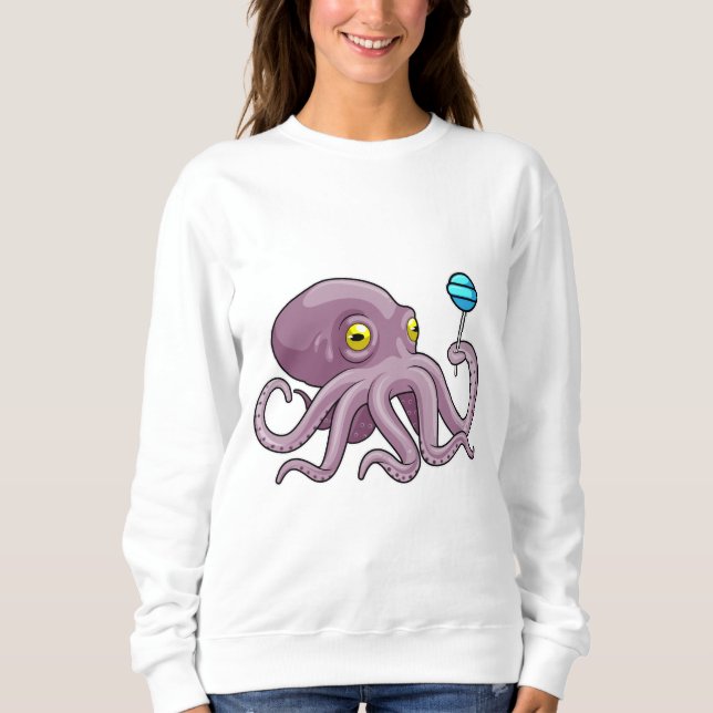 Moletom Octopus com pirulito (Frente)