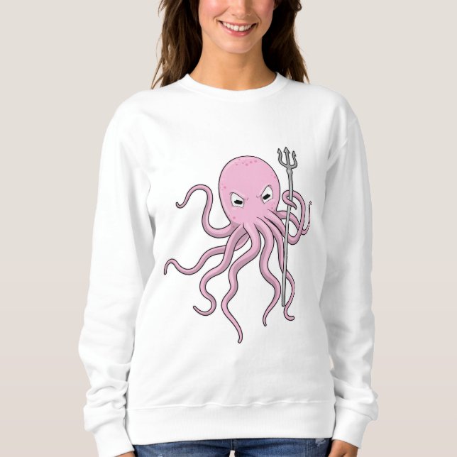 Moletom Octopus como assistente com Trident (Frente)