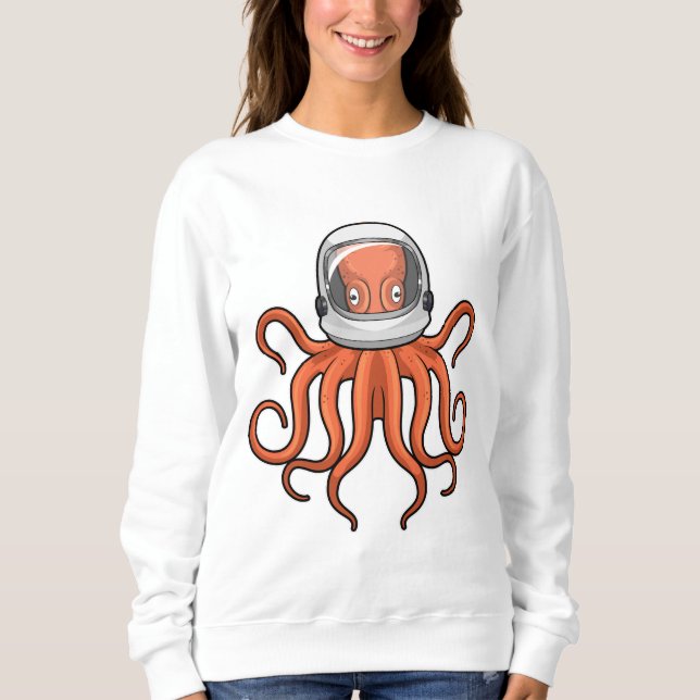 Moletom Octopus como astronauta (Frente)
