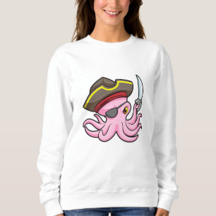 Moletom Octopus como Pirata com Saber & Eleye
