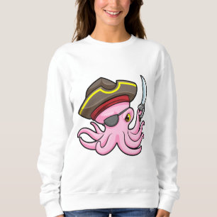 Moletom Octopus como Pirata com Saber & Eleye