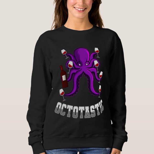 Moletom Octopus do Bebendo de vinho (Frente)