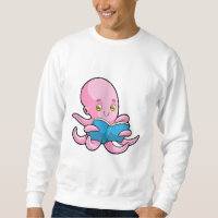 Octopus na leitura de um livro