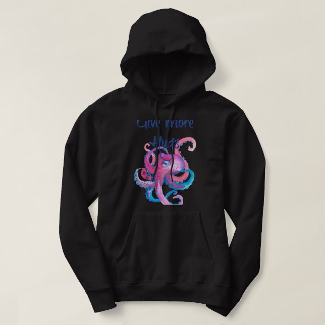 Moletom Octopus Shirt Octopus Lover Gift Octopus Hugs Octo (Frente do Design)