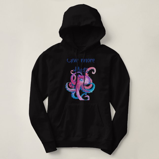 Moletom Octopus Shirt Octopus Lover Gift Octopus Hugs Octo (Frente do Design)