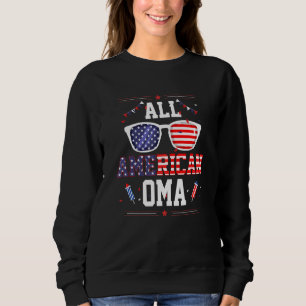 Moletom Óculos de sol com bandeira dos EUA All American Om