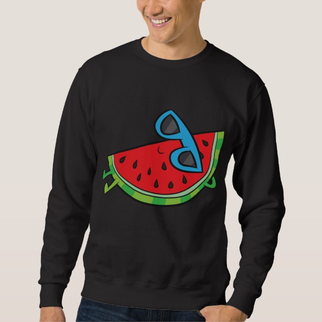 Moletom Óculos De Sol De Fruta De Melão Cinto, De Melão, E (Frente)