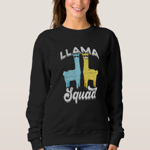 Moletom Óculos de Sol Legais do Llama Squad