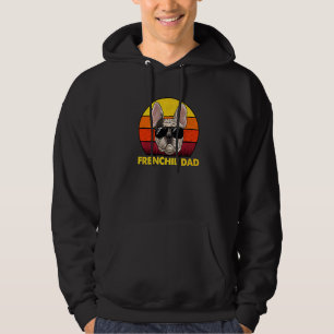 Moletom Óculos de Sol Retro pôr do sol Mens Frenchie Dad H