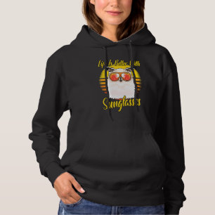 Moletom Óculos de sol Retro Sunset Beach Frota Coruja