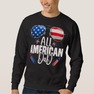 Moletom Óculos De Sol Todos Os Pais Americanos 4 De Julho