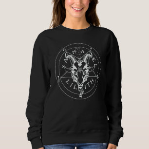 Moletom Oculto Satan Bruxa Gótico Lúcifer Baphomet 2